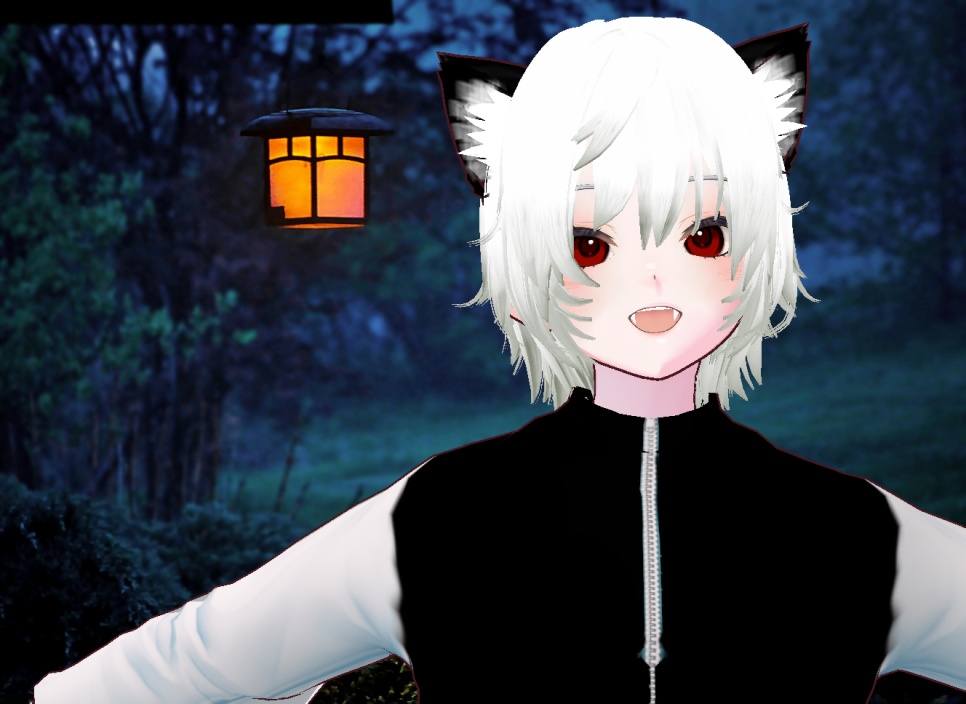 VRM+의상 및 머리스타일 아이템 , 원본파일 없음 VROID X / 고양이 소년