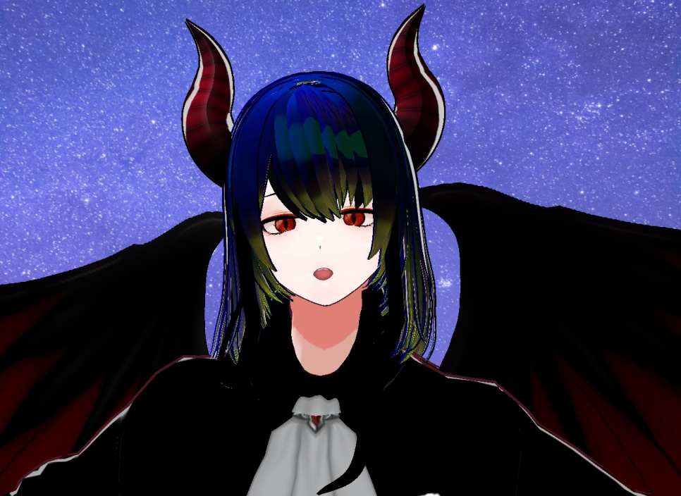 VRM+의상 및 머리스타일 아이템 , 원본파일 없음 VROID X / 악마 남성