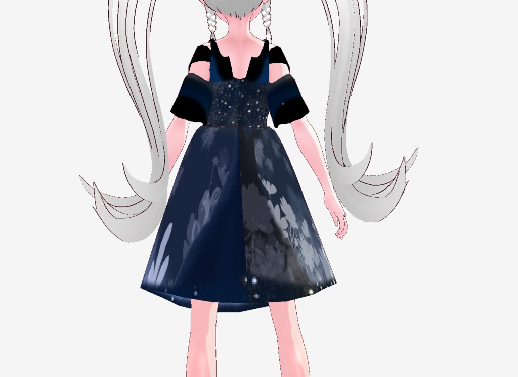 우주 원피스 아이템 vroid 전용