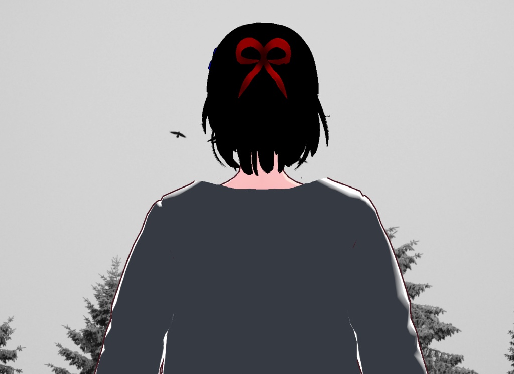 VRM+VROID+의상 및 머리스타일 아이템 / 묶은 머리 남캐 ( 머리색상 4가지 버전 ) - 하나는 연한 핑크라 사진 상으론 없지만 아이템은 있으니 안심 하세요