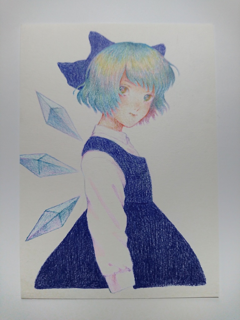 イラスト原画/チルノ
