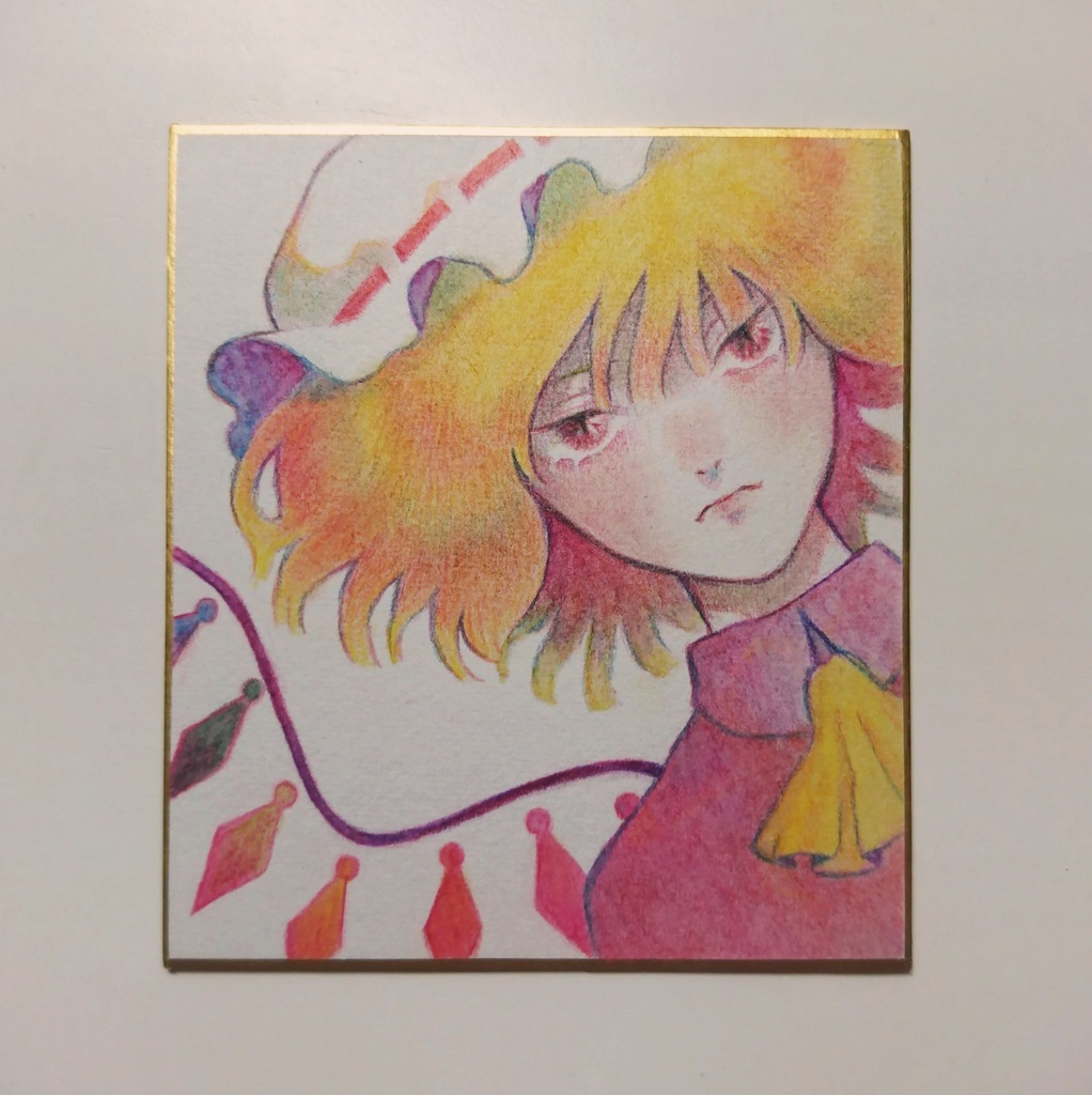イラスト色紙