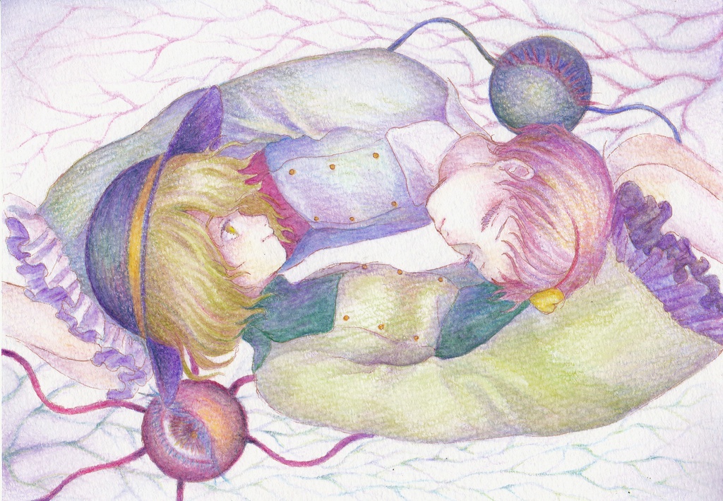 イラスト原画～古明地姉妹
