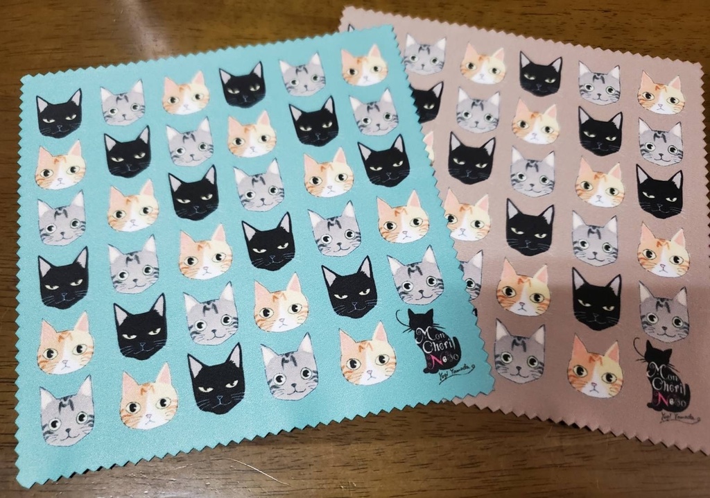 山田家の猫の眼鏡ふき(全四色)