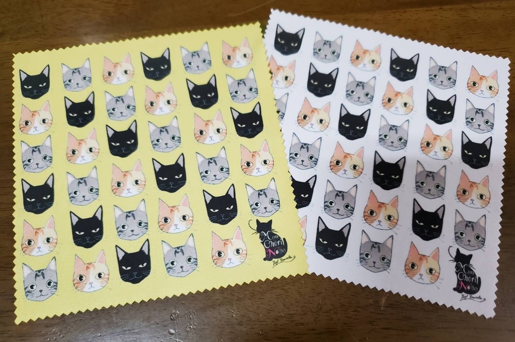 山田家の猫の眼鏡ふき(全四色)