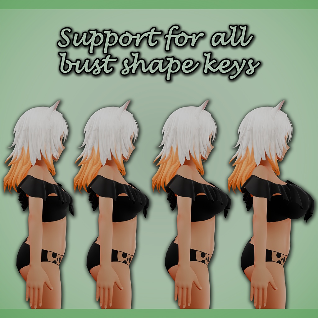 Off Shoulder Swimsuit (Eastern Wind Avatar Compatible)