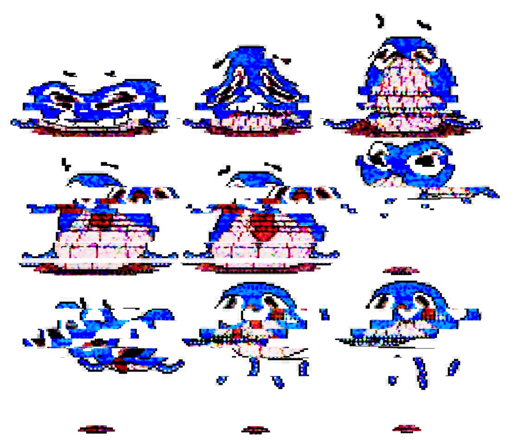 宇宙繧ッ繧ク繝ゥの繧ア繧ケ繝「のTシャツ「禍々」