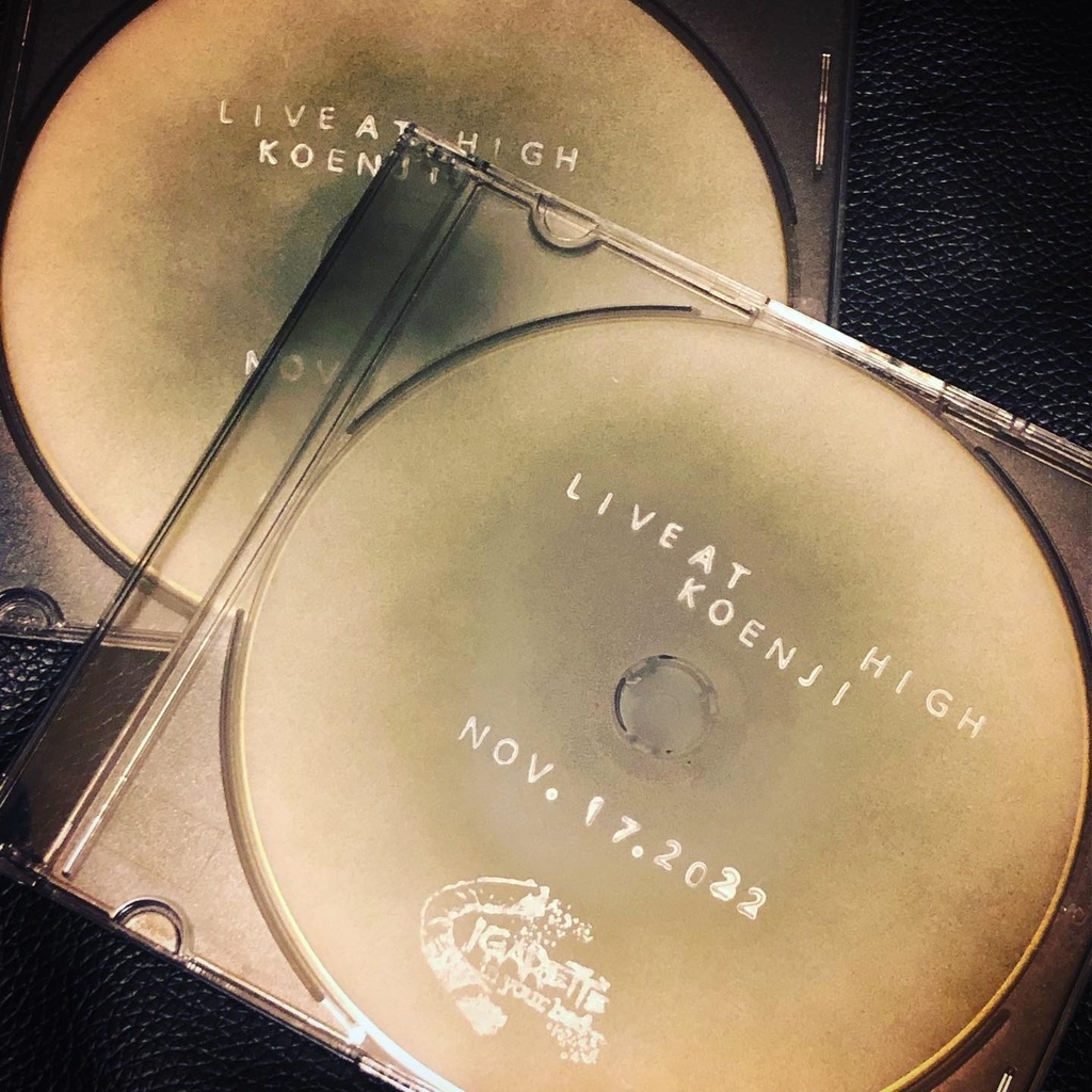 DVD"Live At Koenji High Nov,17,2022"+Hand print Sacoche Set LTD10