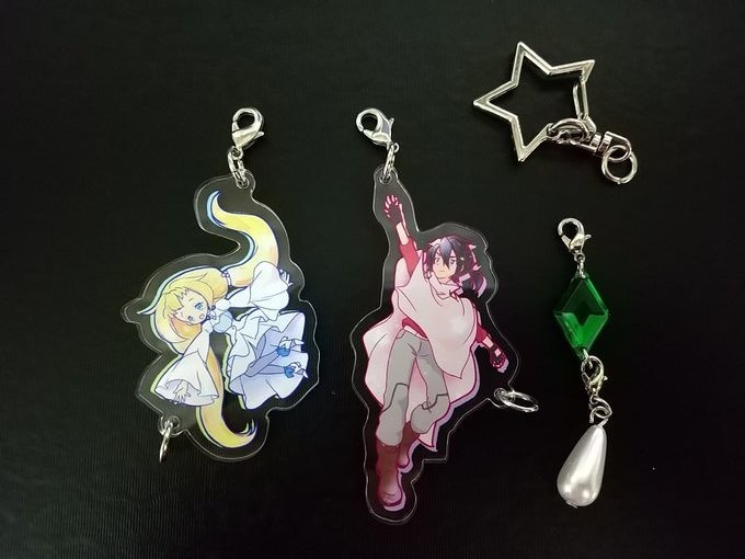 【匿名配送】アクキー+モチーフセット