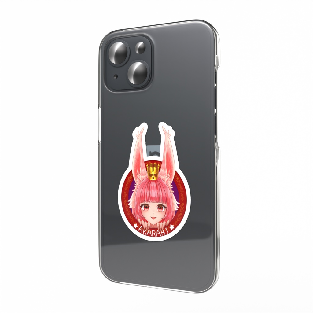 あからび スマホステッカー