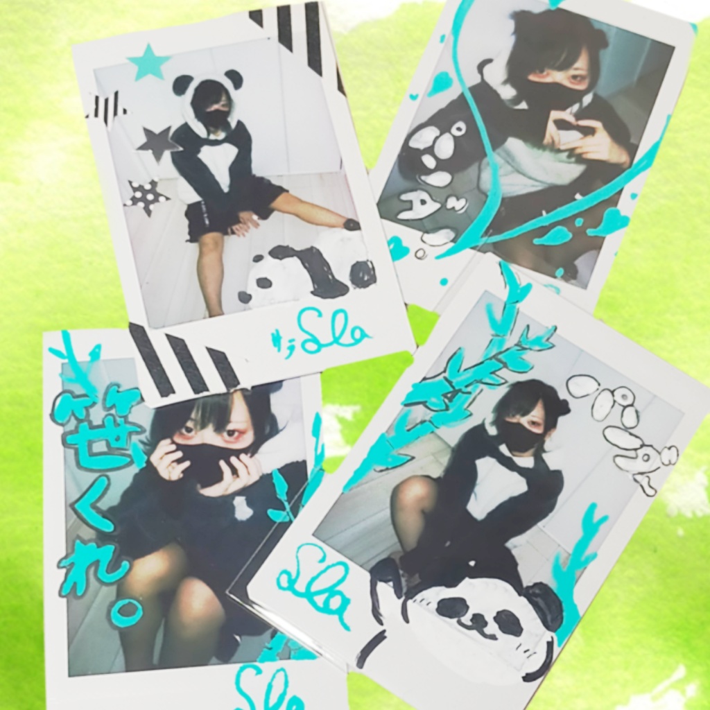 パンダ＋晴天を穿つランチェキセット