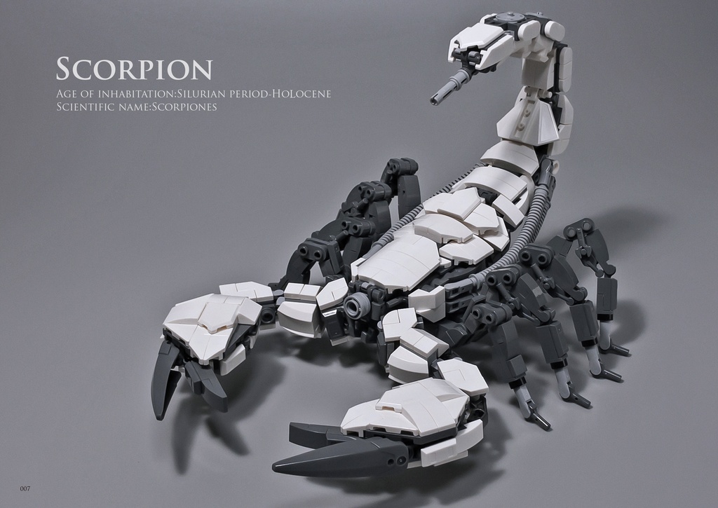 作品集「ブロックで作った 機械生物図鑑Vol.2」