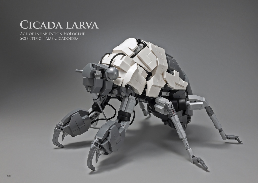 作品集「ブロックで作った 機械生物図鑑Vol.2」