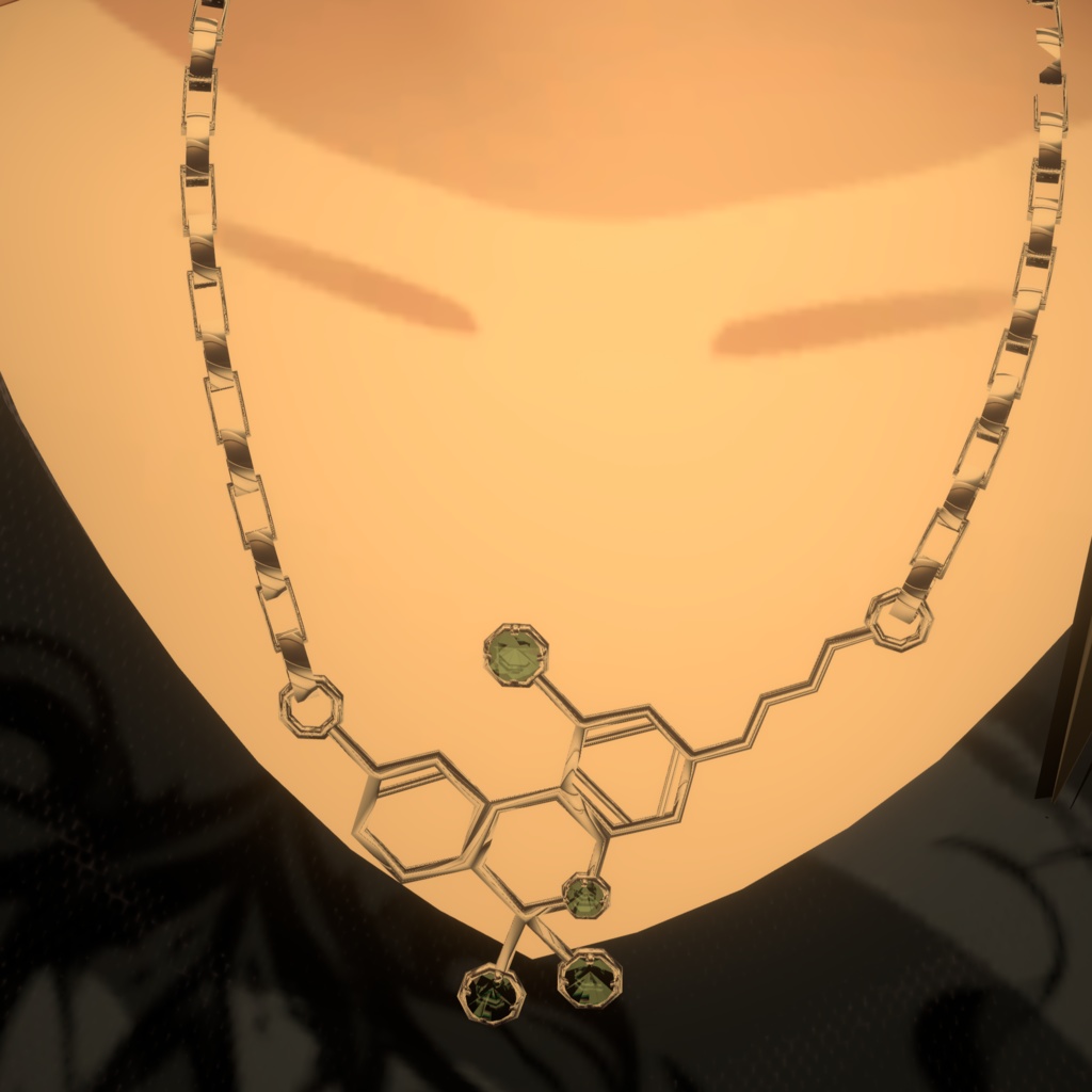 RED EYEs【構造式ネックレス】