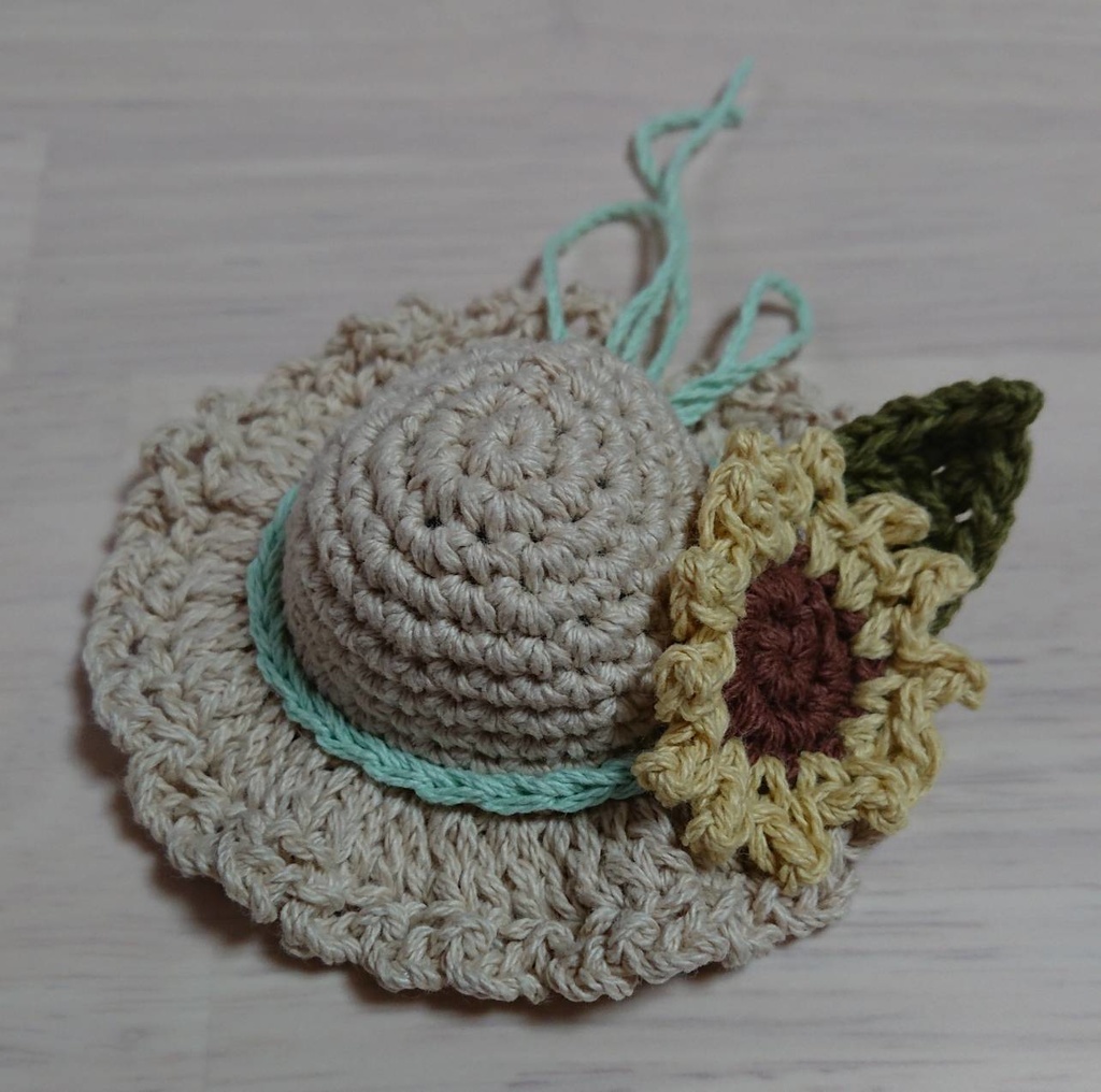 ねんどろいど用 麦わら帽子 ミントグリーン