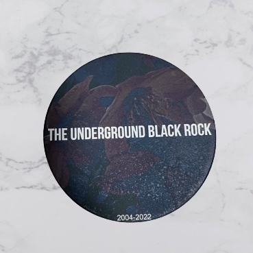 珪藻土コースター THE UNDERGROUND BLACK ROCK 2022