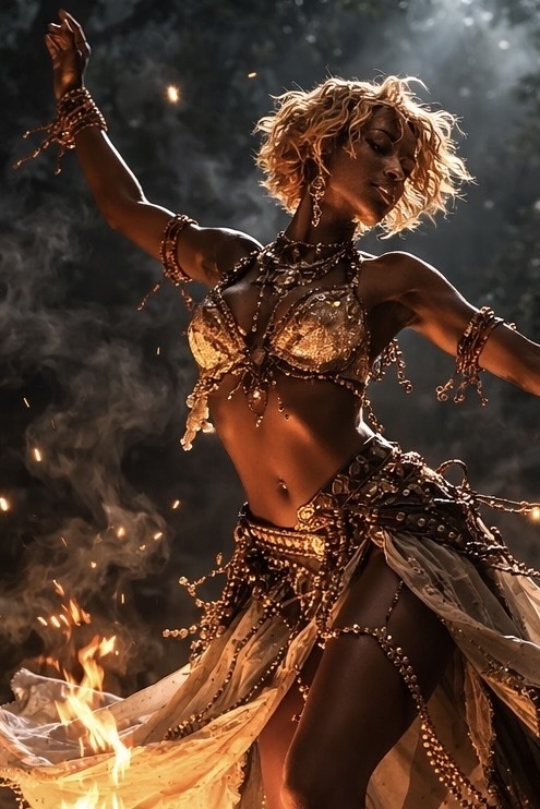 焚き火の舞｜Fire Dance in the Dark Forest