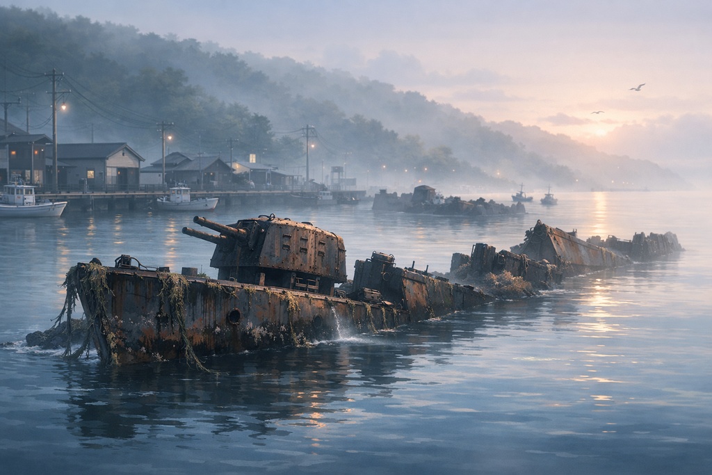 静かな防波堤 The Silent Breakwater