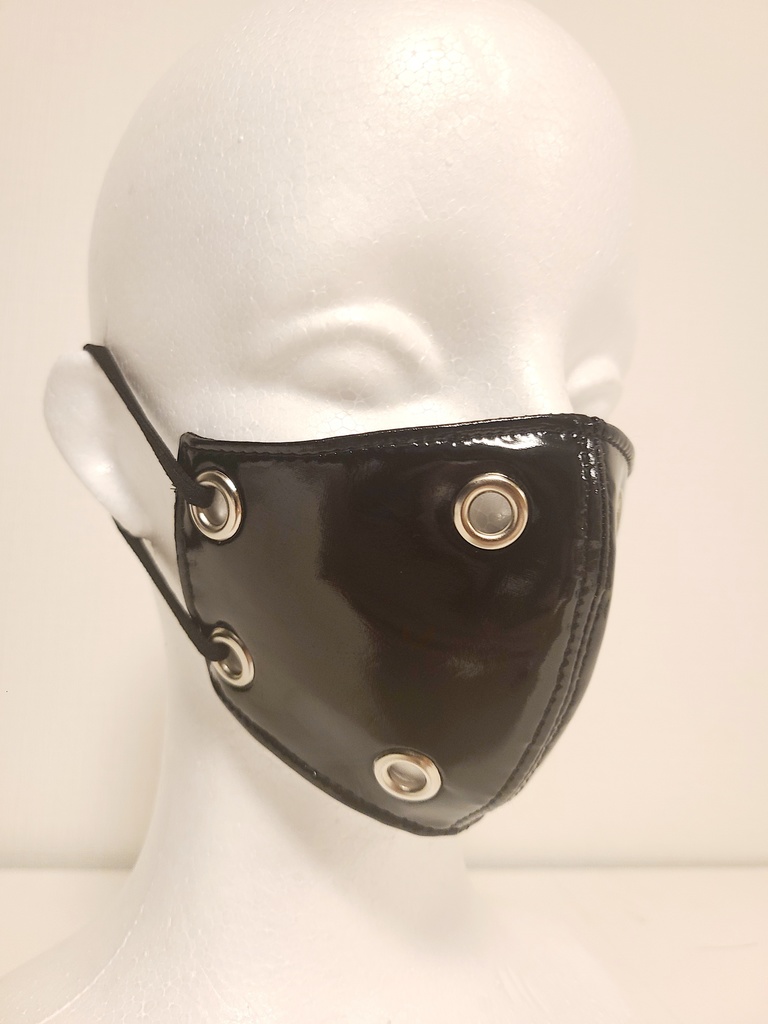 テカテカ マスク(黒)