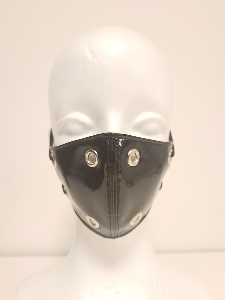 テカテカ マスク(黒)