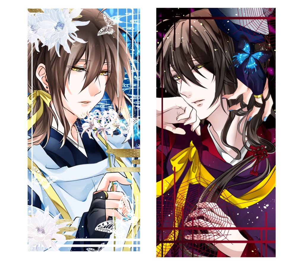 陰陽兄弟　アクリルドミノ二種