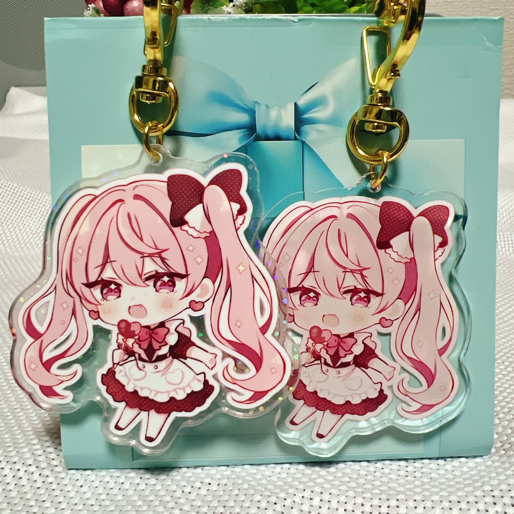 【第二弾】萌花ちょこアクリルキーホルダーver1.2【直筆サイン付きフォト風カード+おまけボイスつき】