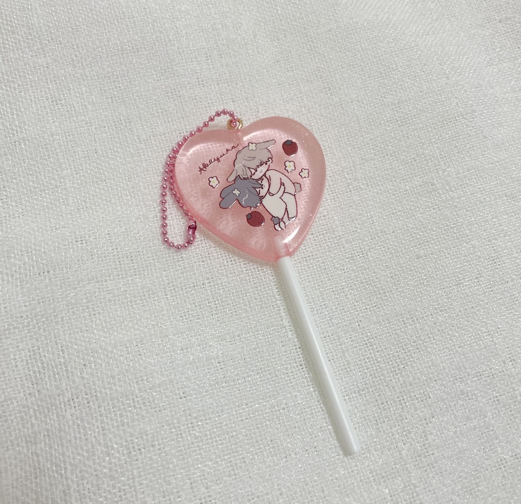 春うさぎペロキャンアクキー