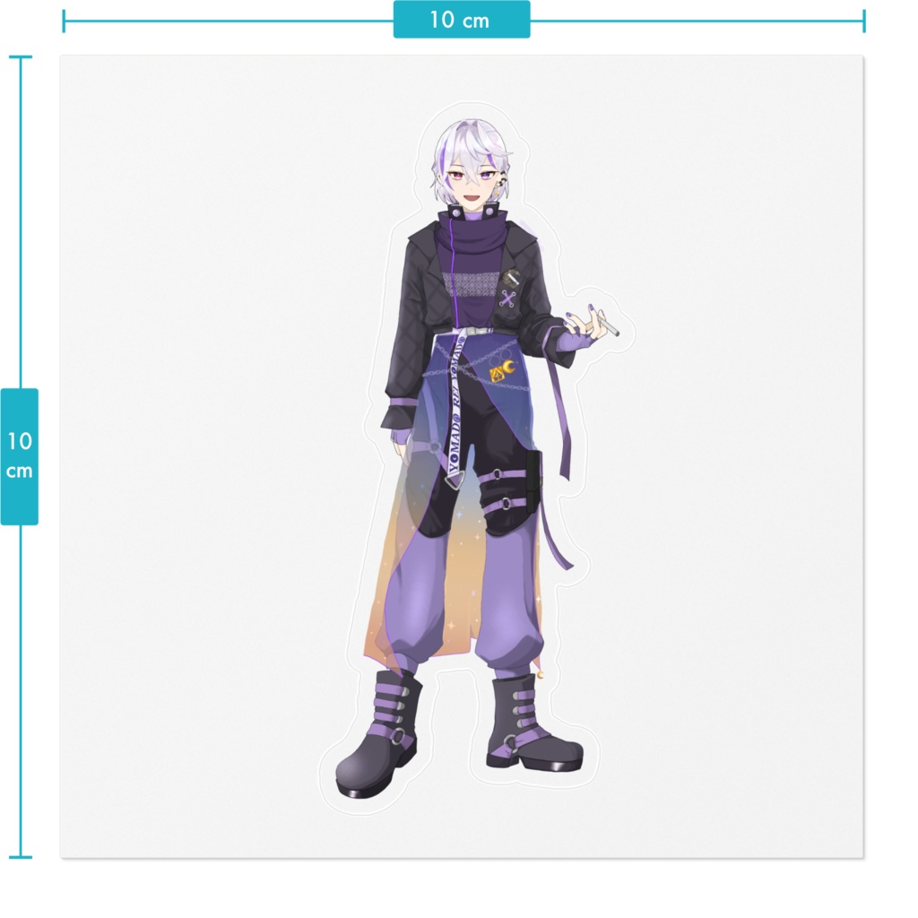 ステッカー サイバーパンク等身