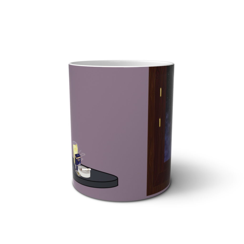 夜窓の休憩マグカップ