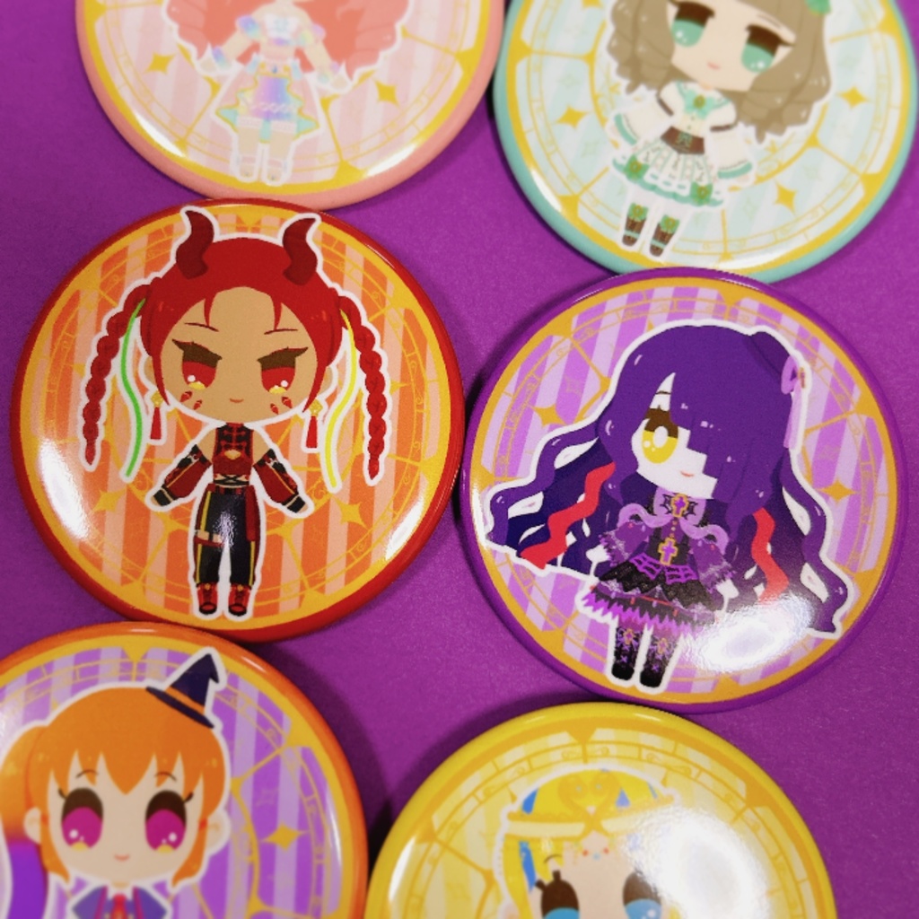 フィルカdeイリュージョン キャラクター缶バッジ