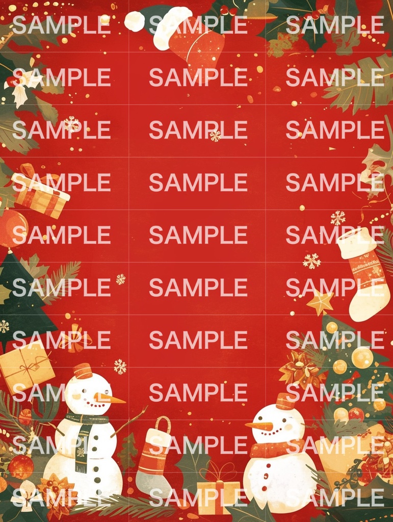 クリスマスのフレーム２