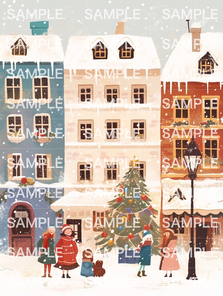 クリスマスの街