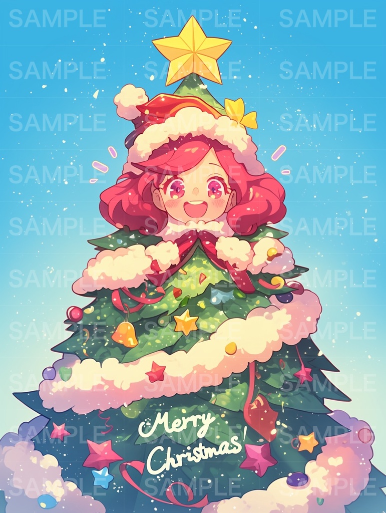 クリスマスツリー擬人化