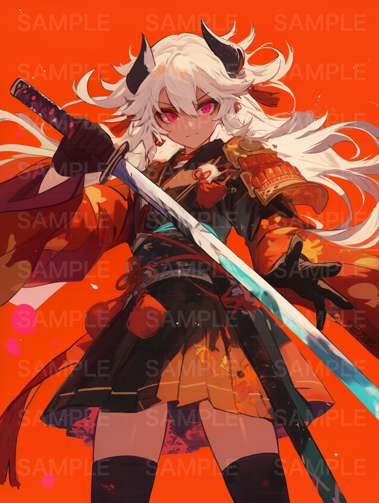 闘う女の子剣士