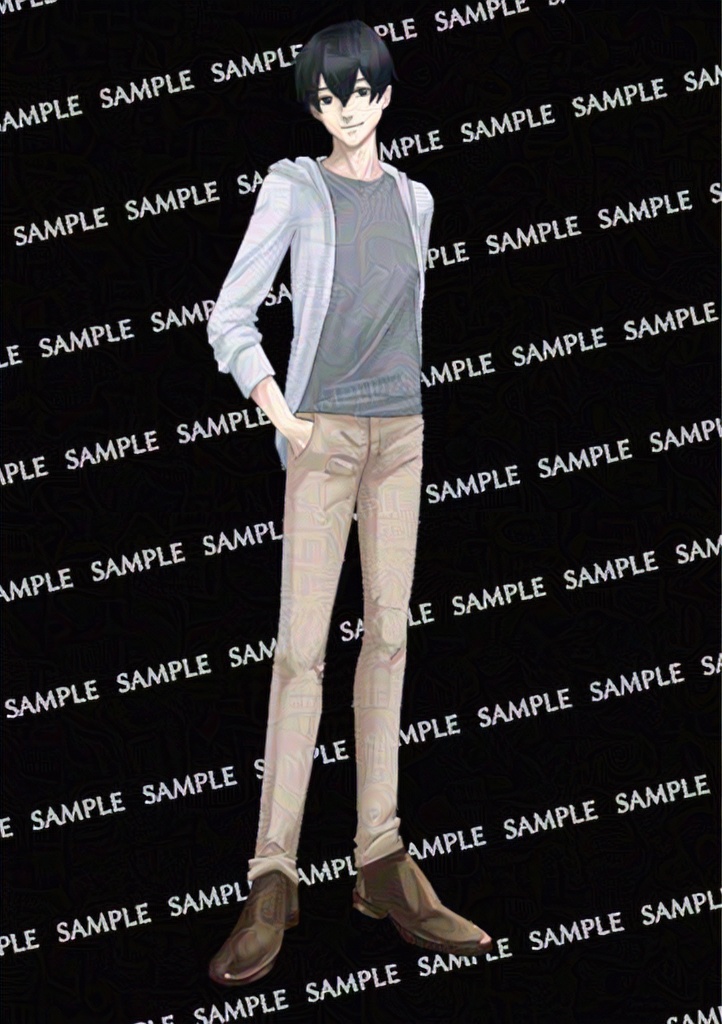 【全身立ち絵素材】男性I