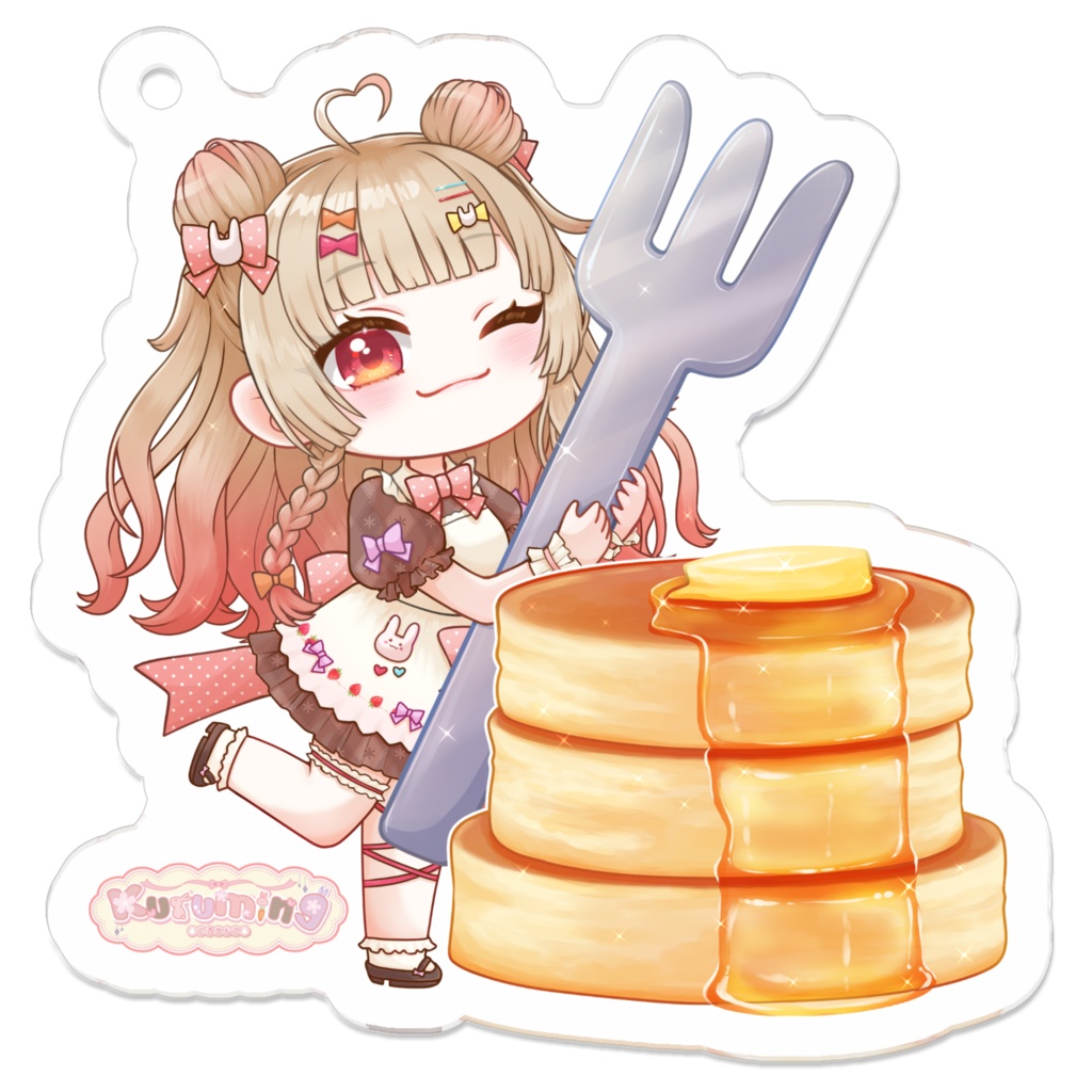 チビパンケーキちゃんアクリルキーホルダー