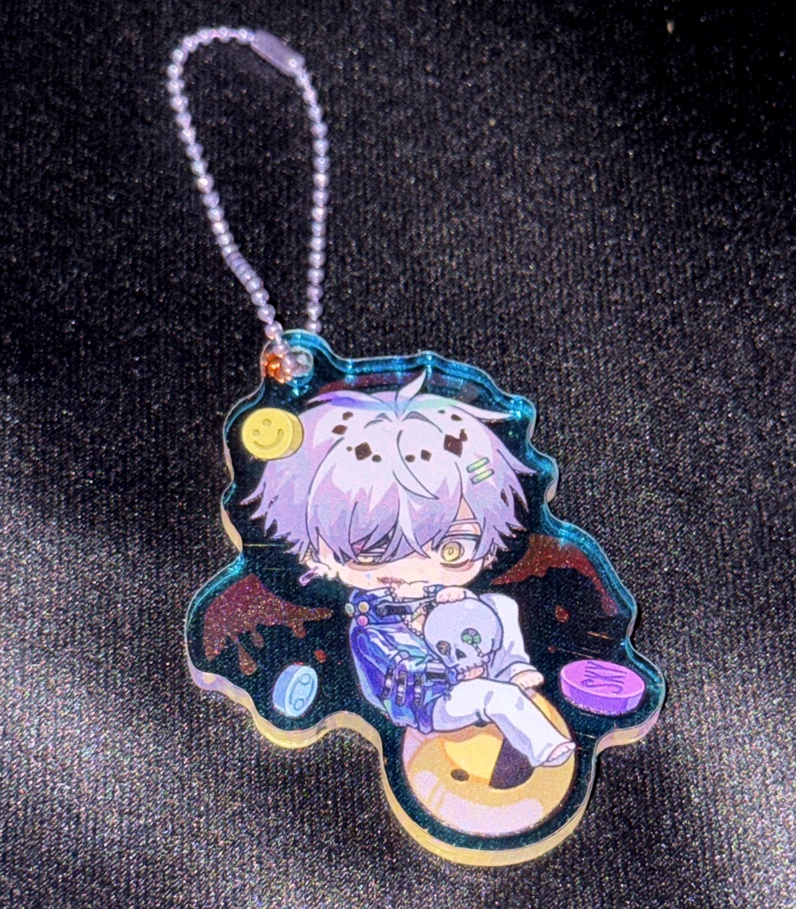 偏光アクリルキーホルダー