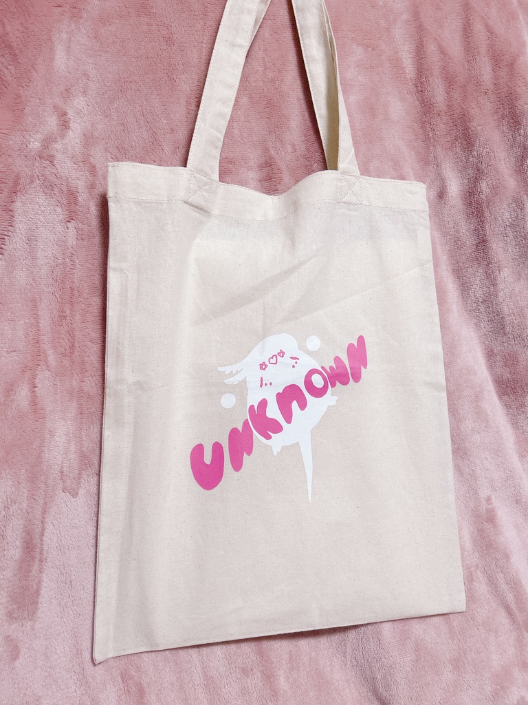 ぺにょぺにょトートバッグ　 謎鳥柄