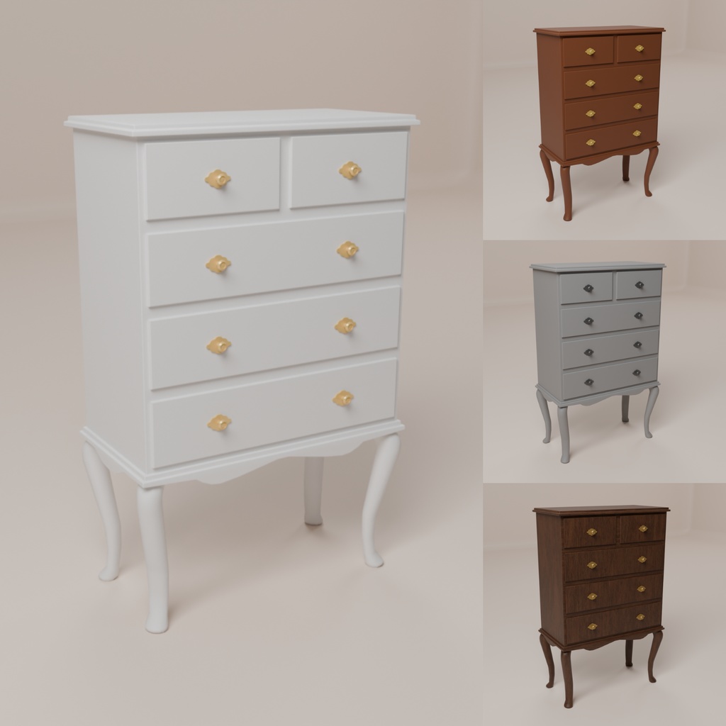 猫足キャビネット