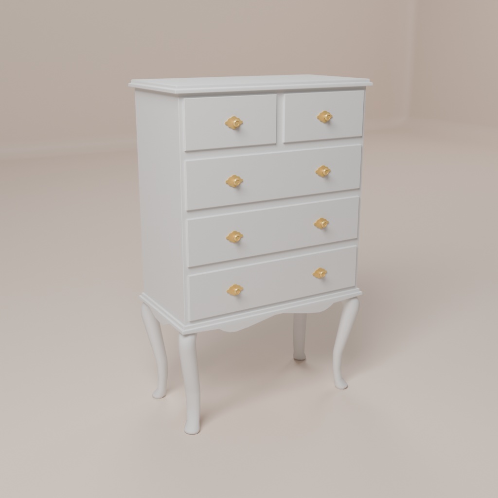 猫足キャビネット