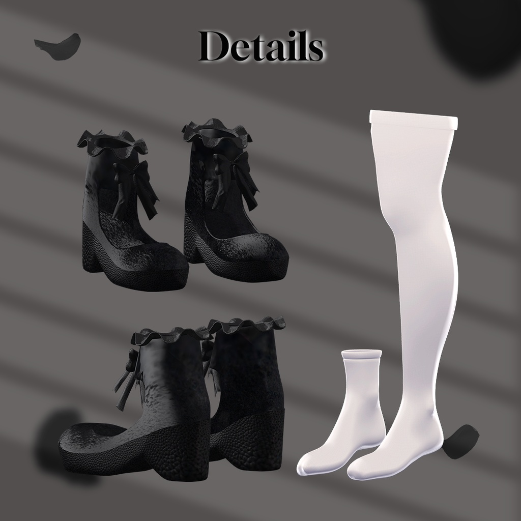 Lack_Maid 【9アバター対応】【VRChat向け衣装モデル】