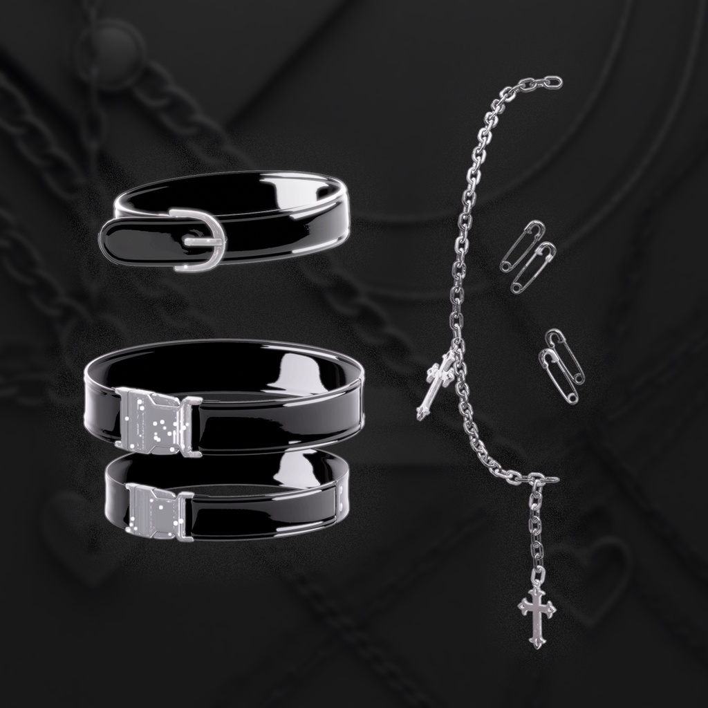 【10アバター対応】🖤Midnight Deploy🖤 【VRChat向け衣装モデル】