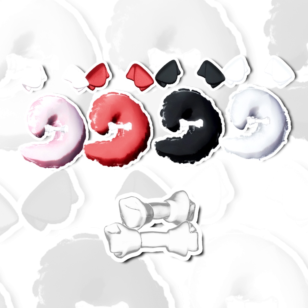 🖤 【VRChat】 WOOF! Dog Ears & Tail 🖤