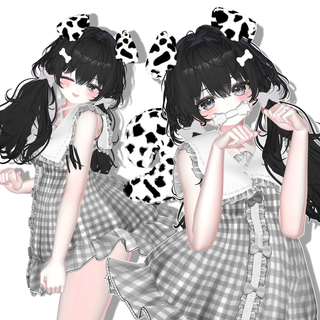 🖤 【VRChat】 WOOF! Dog Ears & Tail 🖤