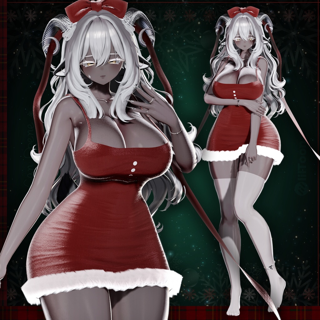 【SALE ミルティナ / 愛莉 】🖤Carol 【VRChat向け衣装モデル】