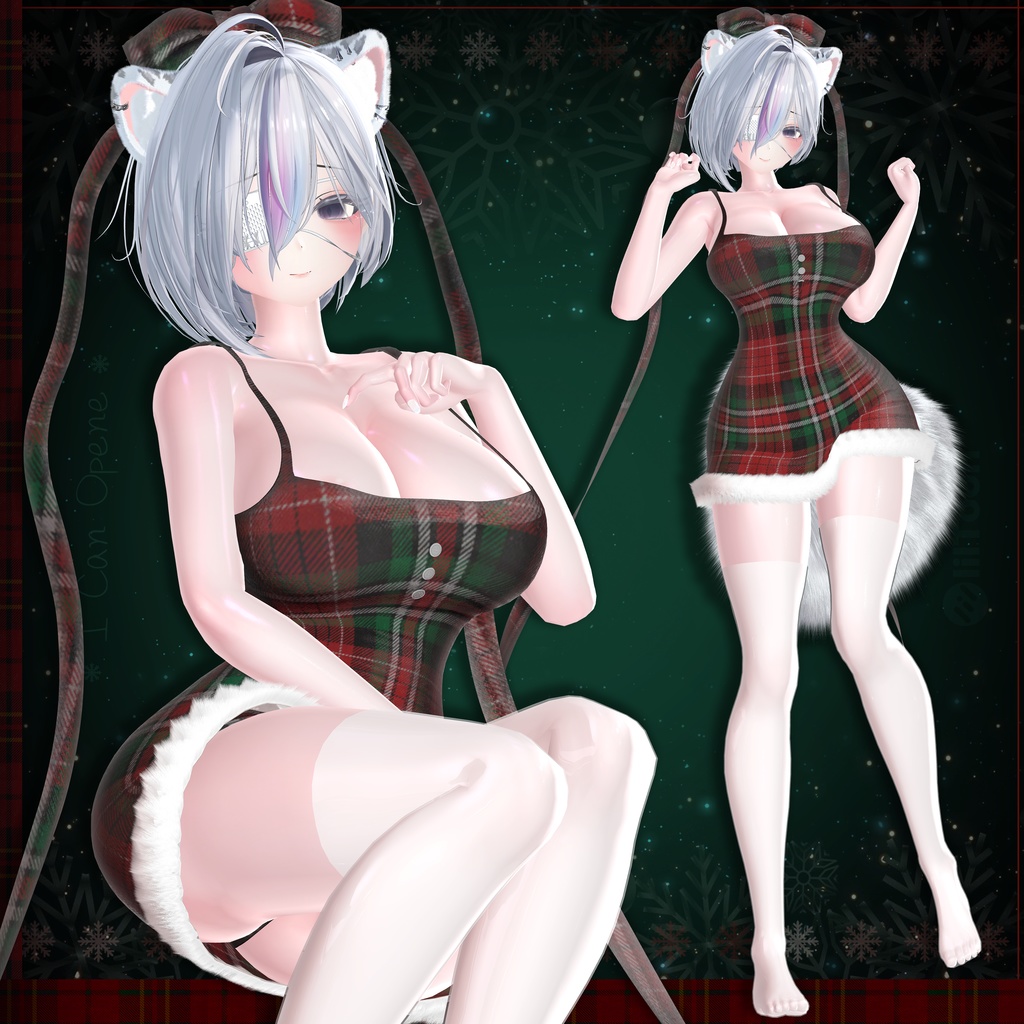 【SALE ミルティナ / 愛莉 】🖤Carol 【VRChat向け衣装モデル】