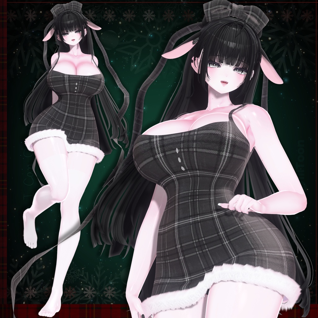 【SALE ミルティナ / 愛莉 】🖤Carol 【VRChat向け衣装モデル】