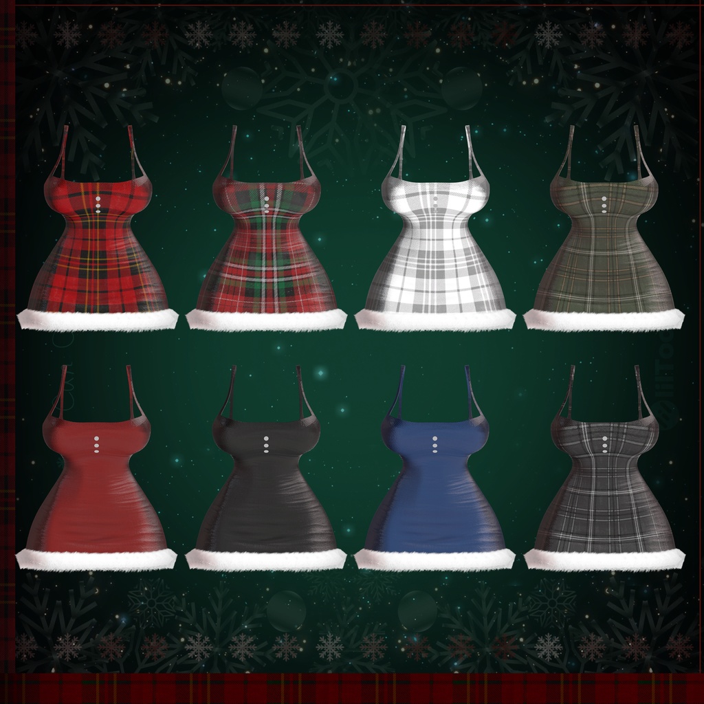 【SALE ミルティナ / 愛莉 】🖤Carol 【VRChat向け衣装モデル】