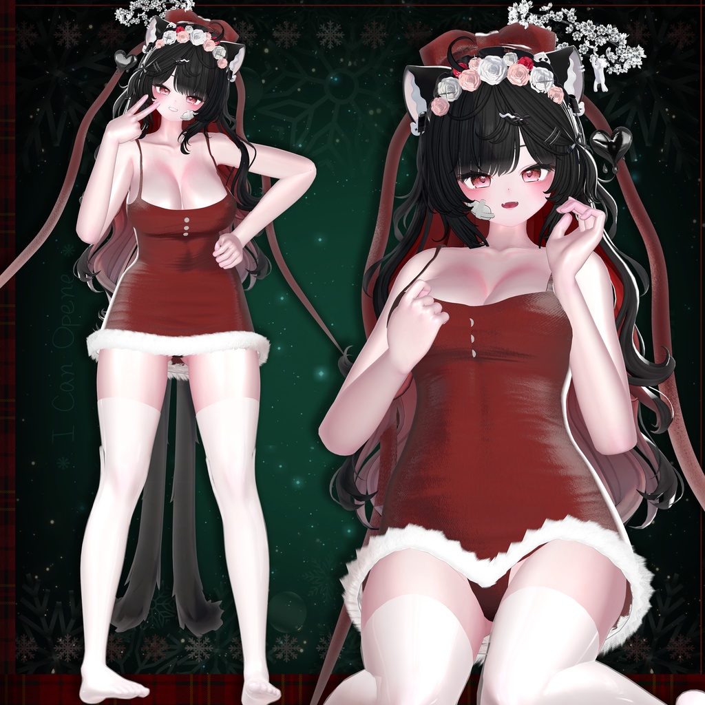 【SALE ミルティナ / 愛莉 】🖤Carol 【VRChat向け衣装モデル】