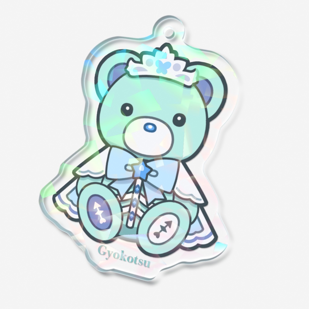 魚骨イメージベアアクキー